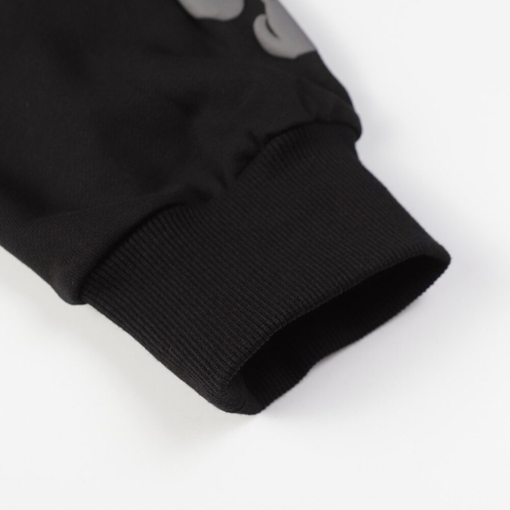 Denim Tears Black Embossed Print Hooded Sweatshirt - Picture 8 of 8
